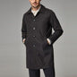 Men's Mid-length Loose Skin Trench Casual Thin Coat