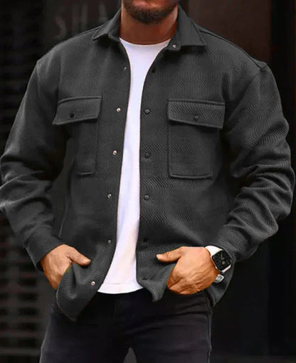 Men Polo Collar Top