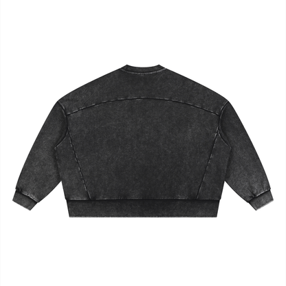 Unisex Mineral Wash Boxy Sweatshirt