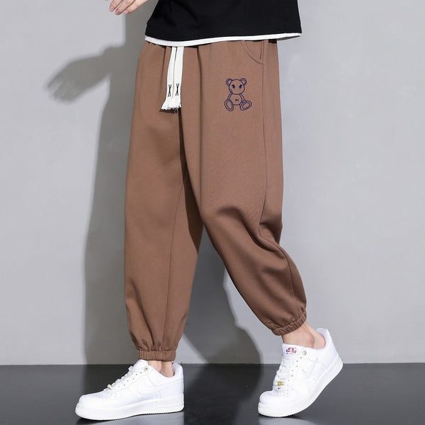 Pantalon long décontracté ample pour homme