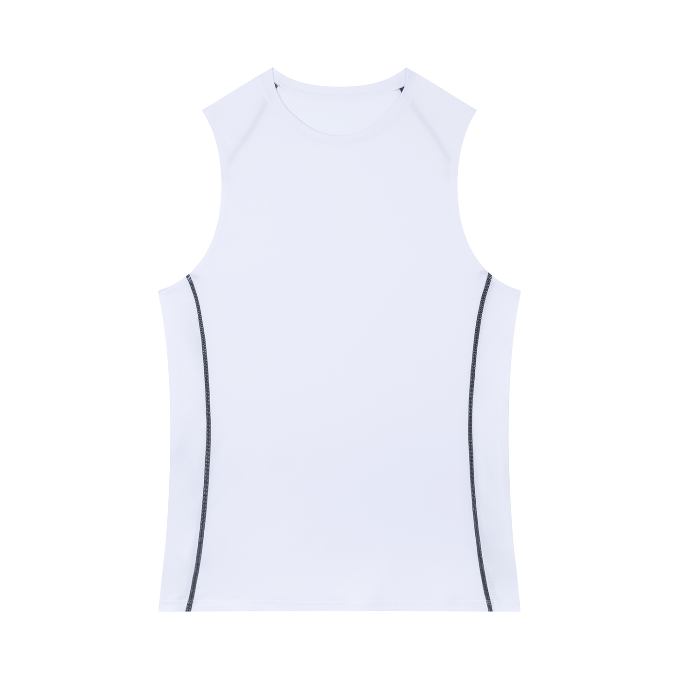 Men's Slim-Fit Topstitch Tank Top 180GSM
