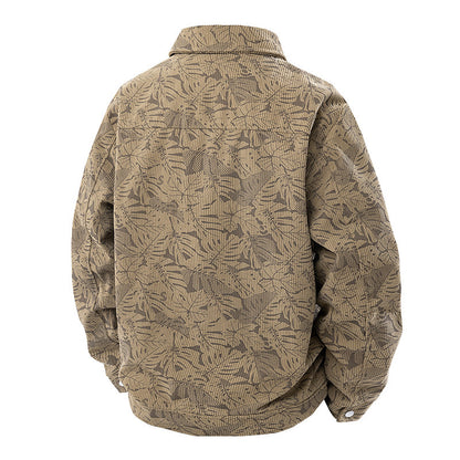 Corduroy Slim-fit Casual Jacket m
