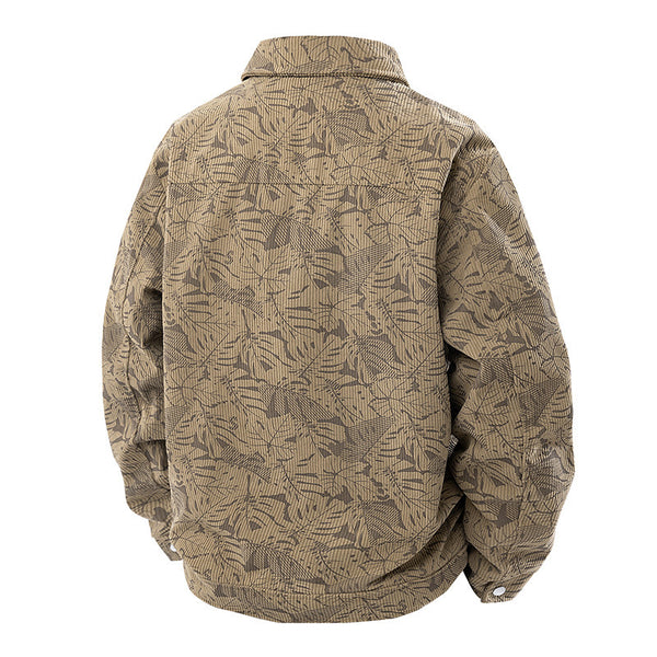 Corduroy Slim-fit Casual Jacket m