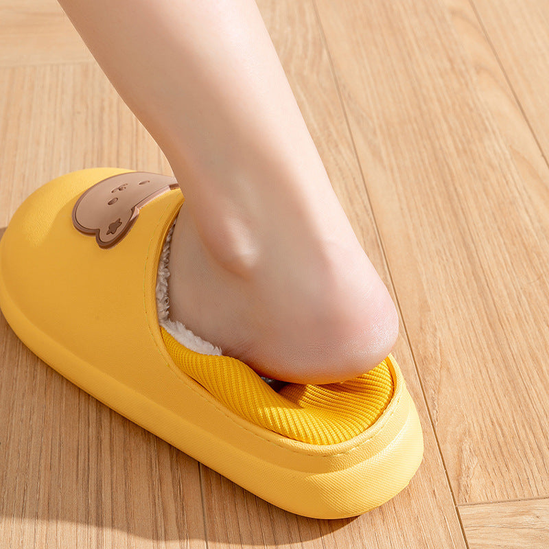 Indoor Waterproof Cotton Slippers