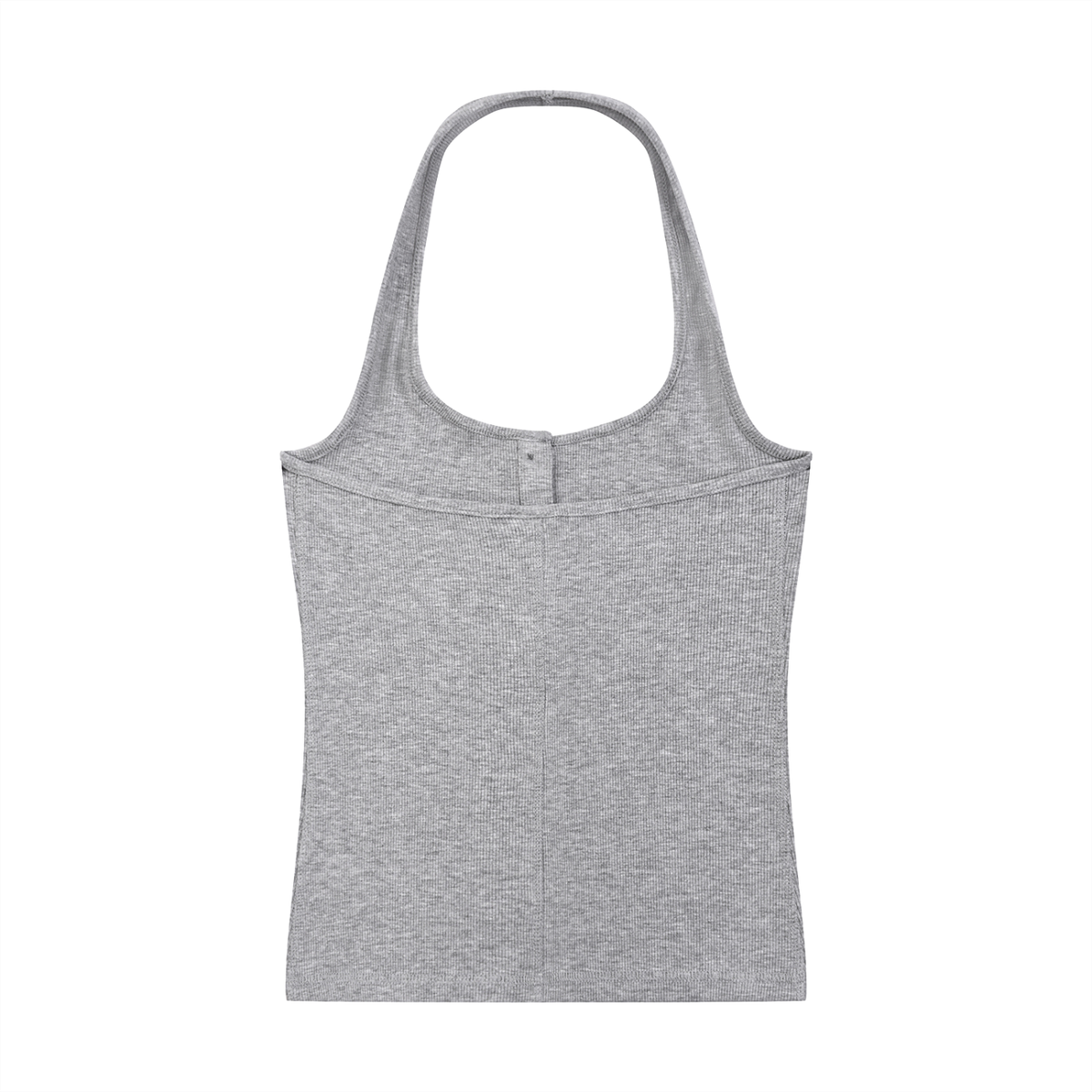Women's Ribbed Henley Tank Top 250GSM