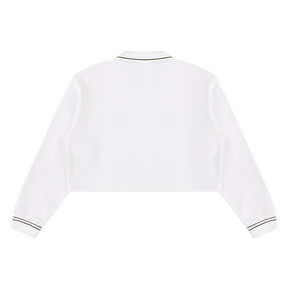 Women's Crop Collared Sweatshirt 410GSM