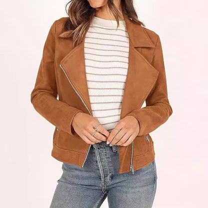 Zipper Pocket Short Coat