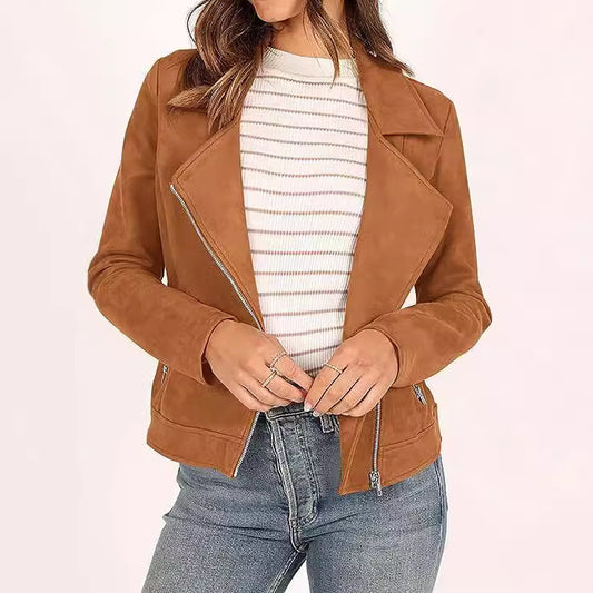 Zipper Pocket Short Coat