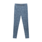 Women's Faux Denim Zip-Fly Leggings