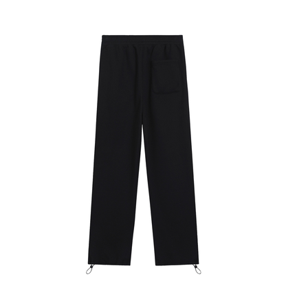 Drawstring Straight-Leg Sweatpants