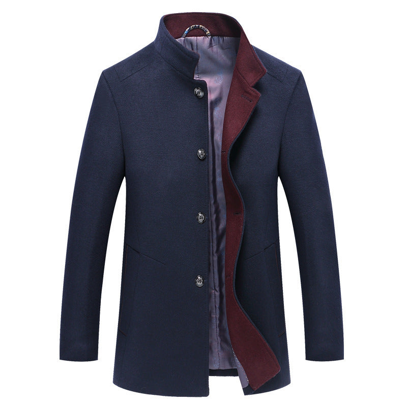Mid-length Single-breasted Trench Coat
