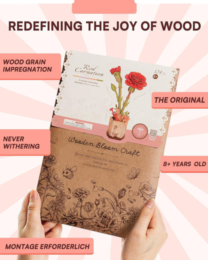 Flowers Bouquet Wooden Craft