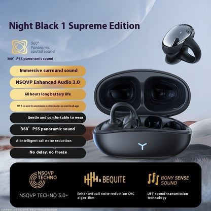 Wireless Bone Conduction Ear Clip Earphones