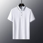 Anti-wrinkle Breathable Turn-down Collar Solid-color Shirt