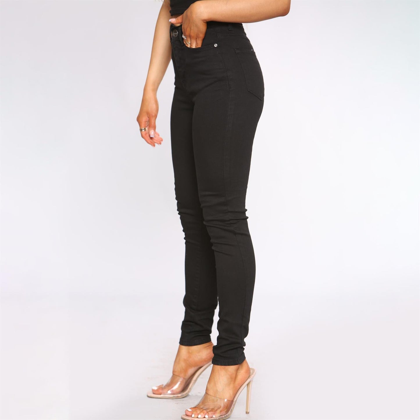 Enzo Jean Skinny Femme Slim Stretch Nouveau Pantalon en Jean Taille UK