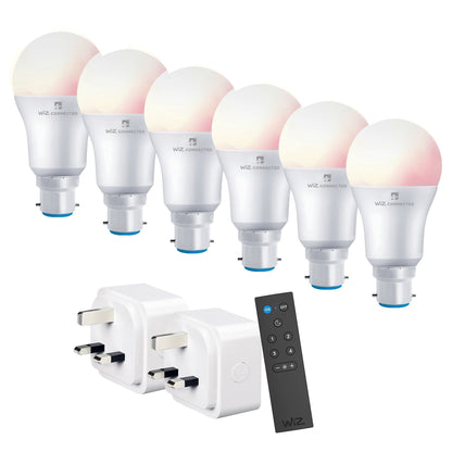 4lite WiZ Connected Smart Lighting B22 Multicolour Starter Kit