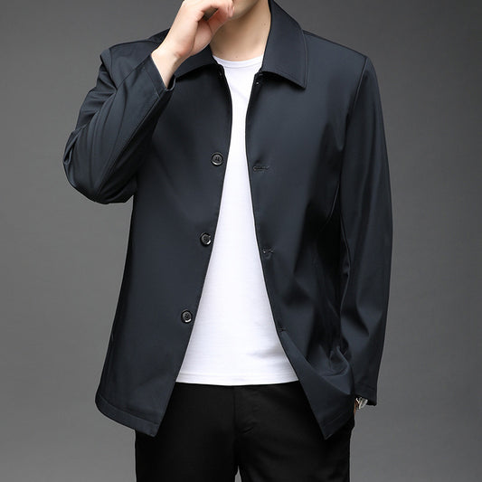 Short Button Lightweight Coat