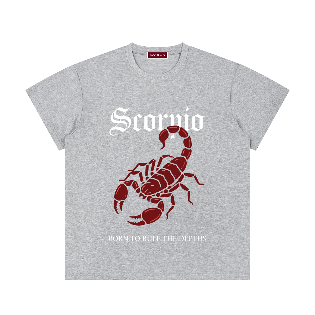 Unisex Regular Fit Crewneck T-Shirt | Scorpio 240GSM