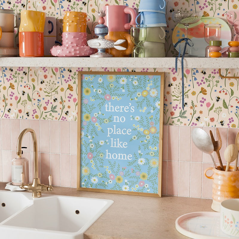 AUTUMN PATCHWORK MEADOW PRINT