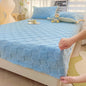 Milk Fiber Fitted Sheet Solid Color Tower Velvet Three-dimensional Carved