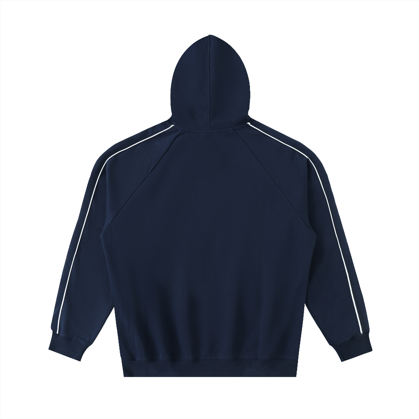 Contrast Piping Raglan Hoodie | Spiderweb