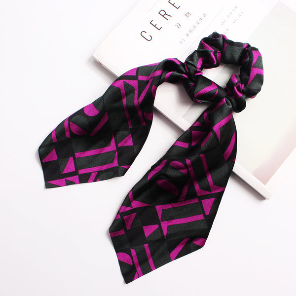 Horse Tail Ribbon Fabric Large Hair Tie