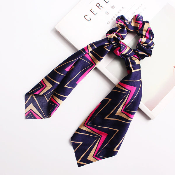 Horse Tail Ribbon Fabric Large Hair Tie