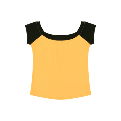 Women's Color Block Raglan Baby T-Shirt