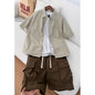 Men's Pure Cotton Workwear Short-Sleeve Shirt