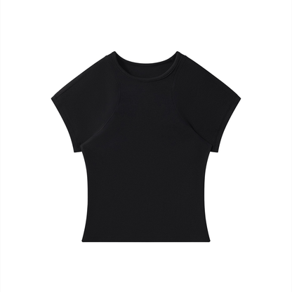 Women's Slim Fit Paneling T-Shirt 260GSM