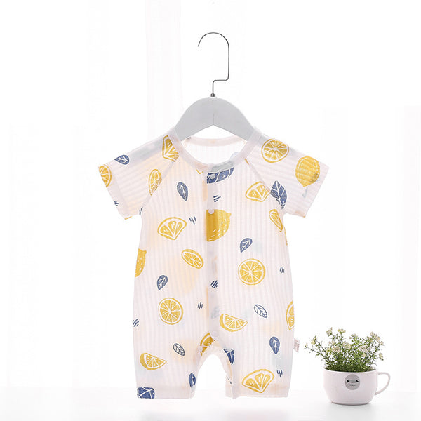 Baby Cotton Short-Sleeve Romper