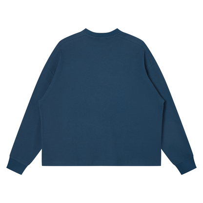 Unisex Waffle Boxy Long Sleeve T-Shirt