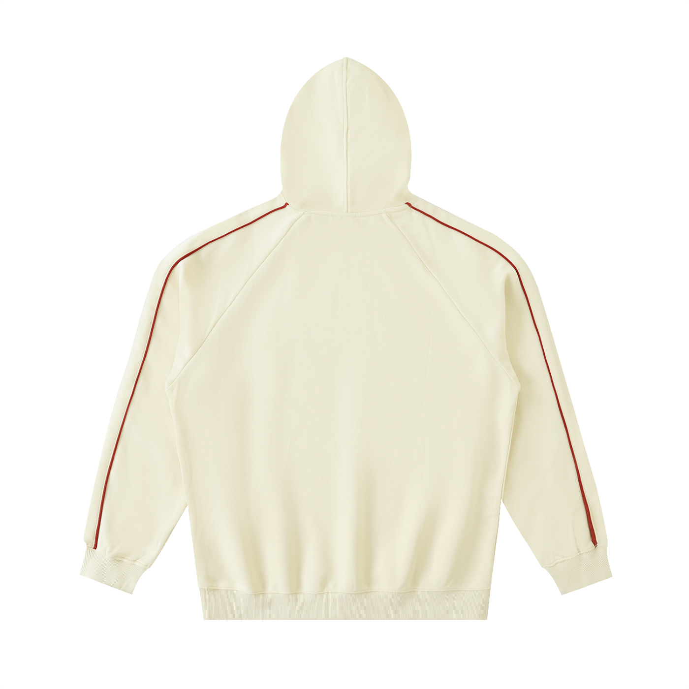 Contrast Piping Raglan Hoodie | Spiderweb