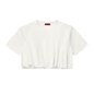 Women’s Crop Bubble Hem T-Shirt