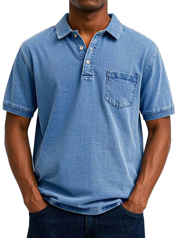 Men's Loose Trendy Short Sleeve Shirt