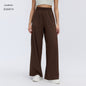 Drawstring Casual Wide-leg Pants