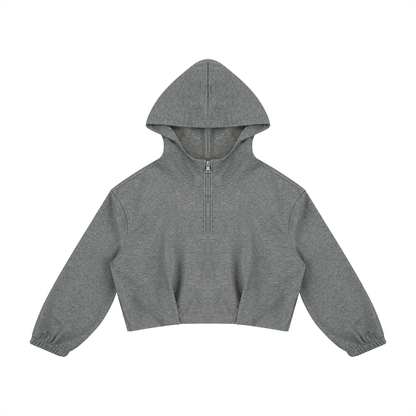 Women’s Boxy Quarter-Zip Hoodie