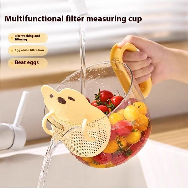 Cartoon Measuring Cup with Egg Beater