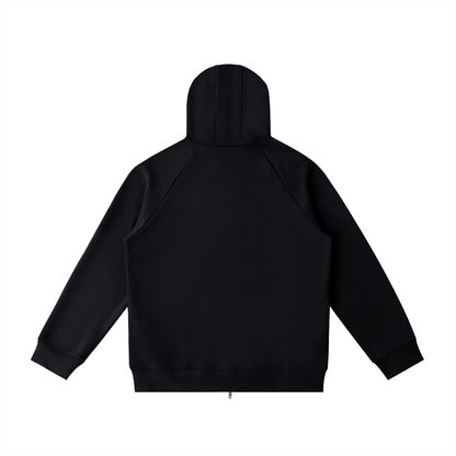 Waran Heavyweight Raglan Sleeve Zip Hoodie