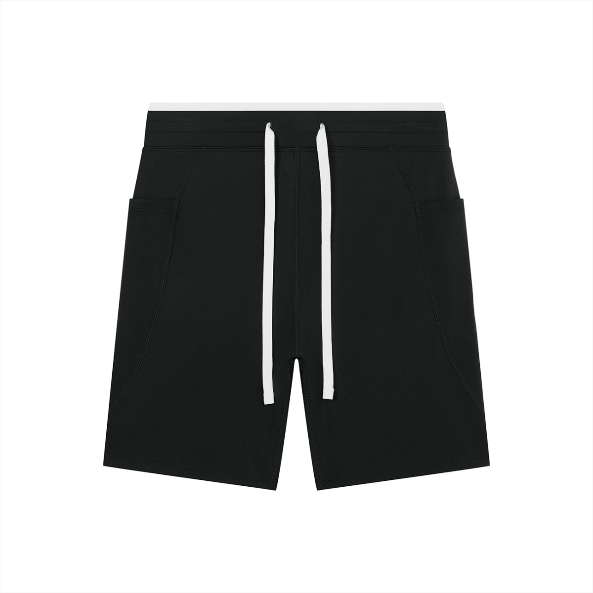 Women's High Rise Color Block Yoga Shorts 250GSM