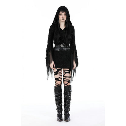 Dark in Love Elvira Faux Leather Layered Goth Waist Belt