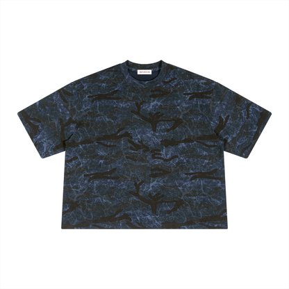Waran Unisex Boxy Camo Print T-Shirt