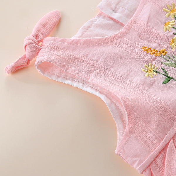 Salopette bébé fille en coton Personnalité Mode