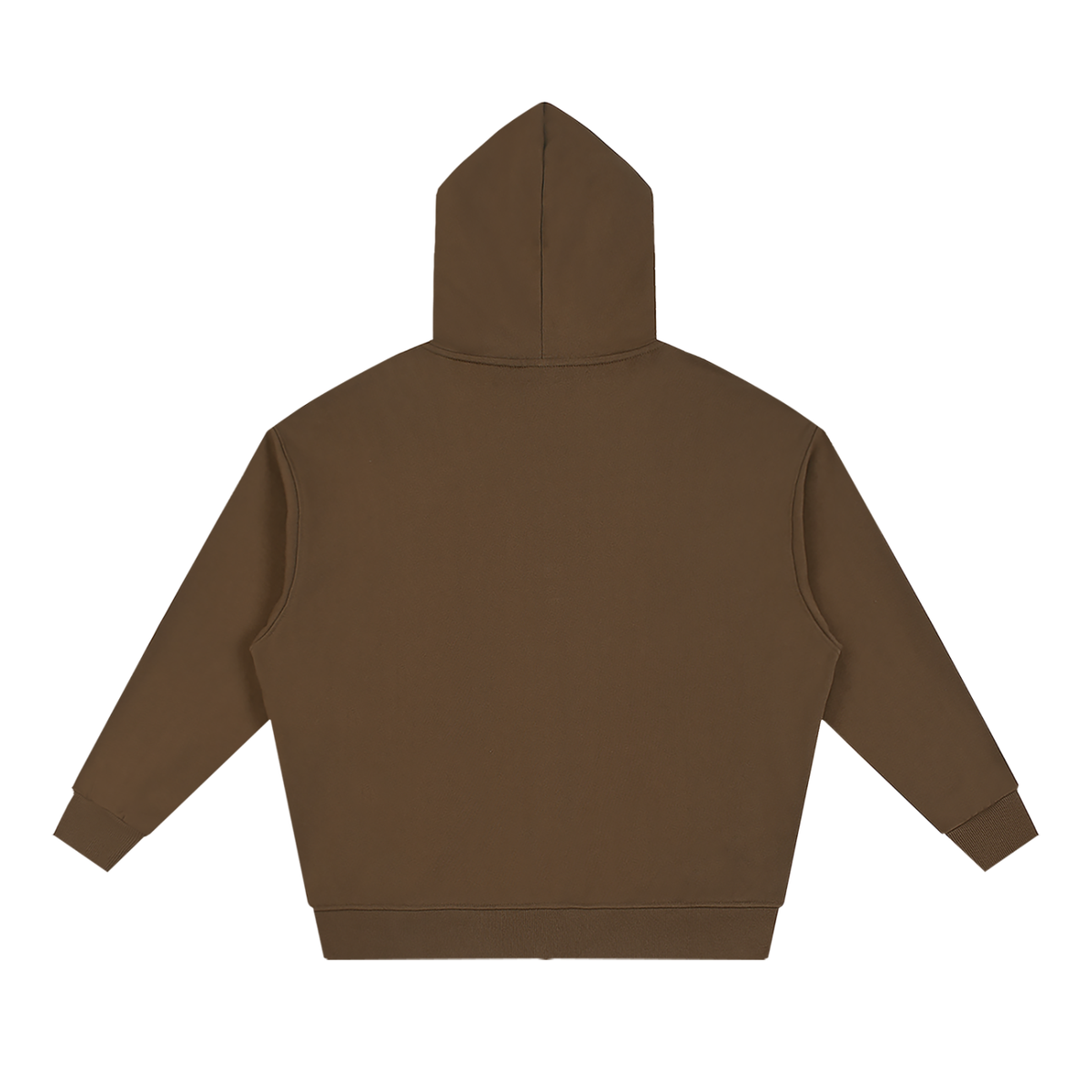 Waran Unisex Loose Solid Full Zip Hoodie