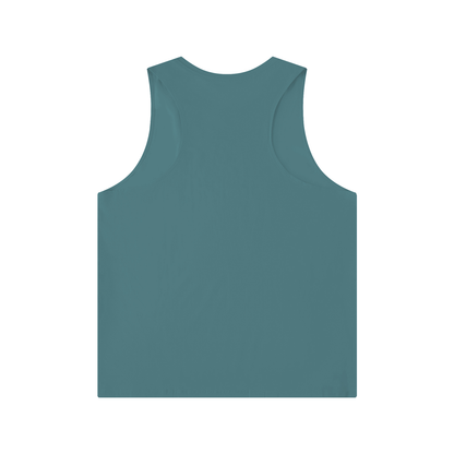 Men's Solid Color Crewneck Tank Top