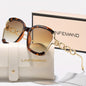 Classic Half Frame Metal Chain Design Fashion Fashion Glasses for Women
