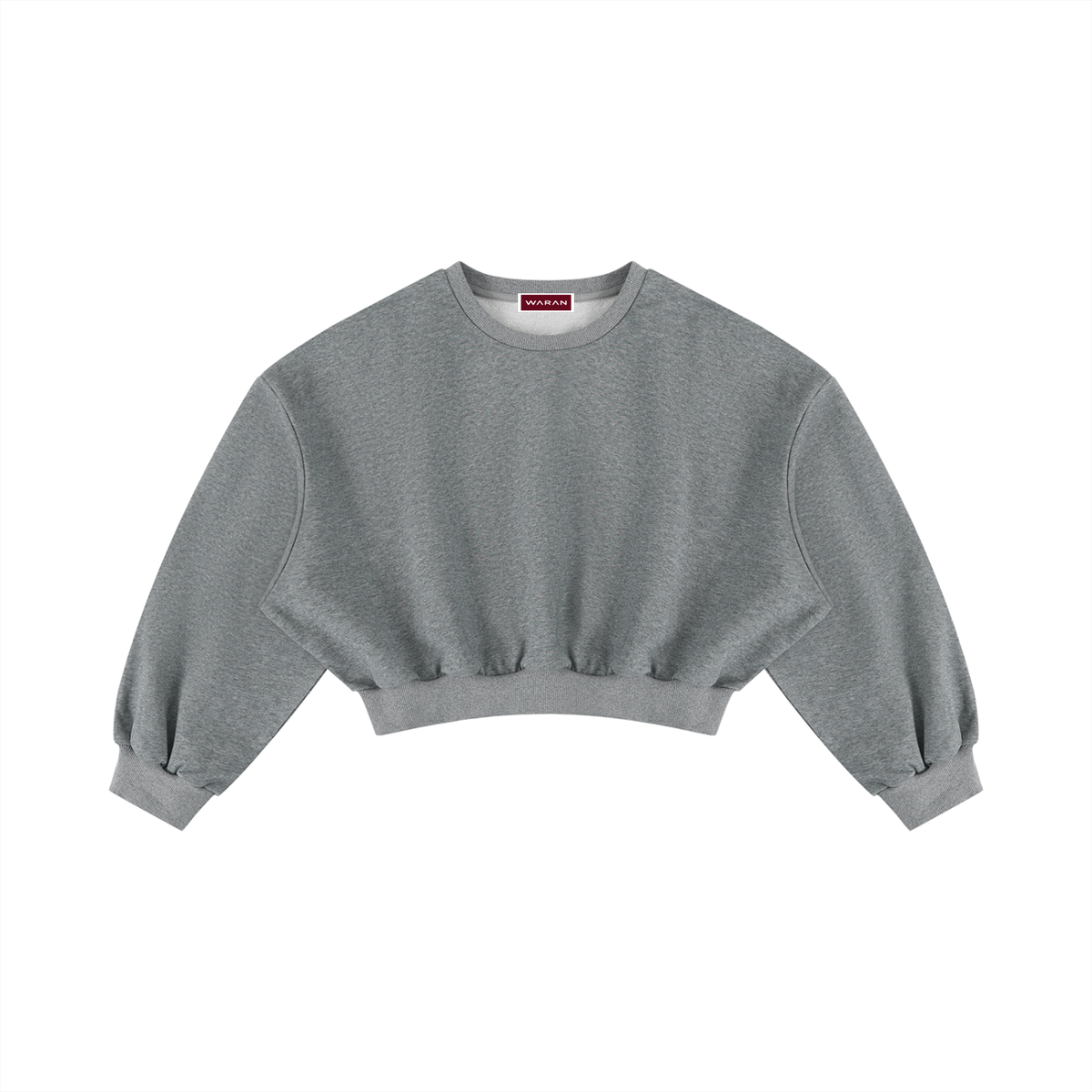 Women's Boxy Cropped Crewneck Sweatshirt