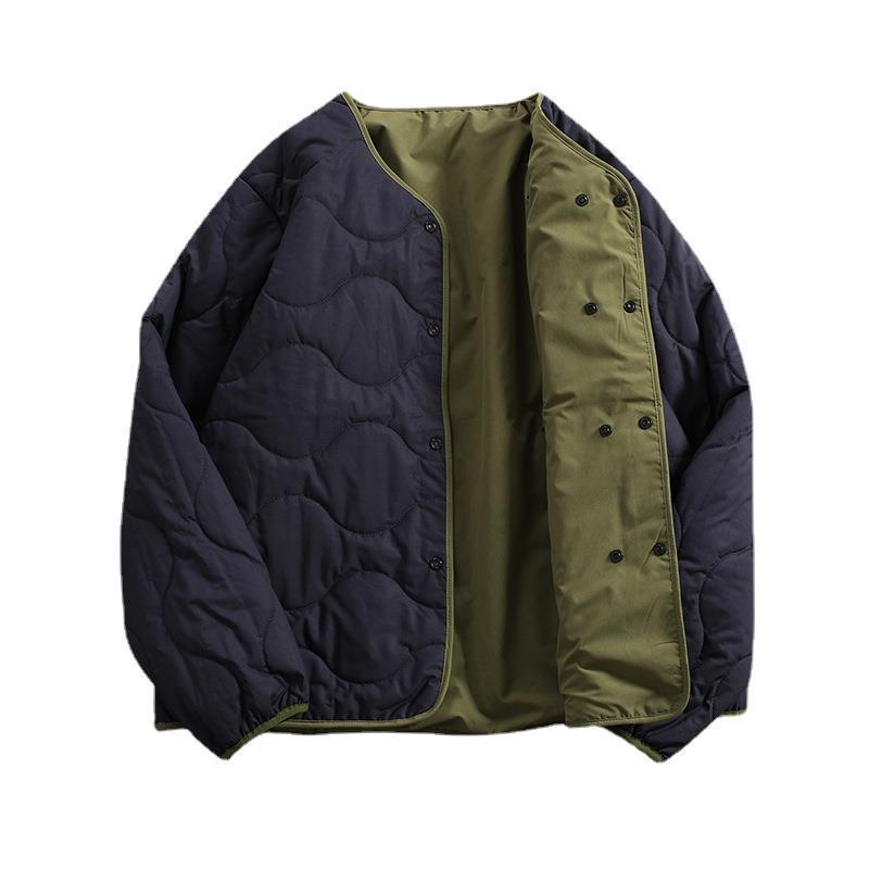 CollarlessDouble-sided Wear Cotton Coat Jacket