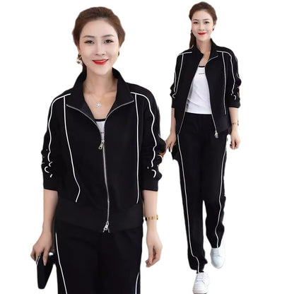 Women's Fashionable Slimming Casual Sports Suit