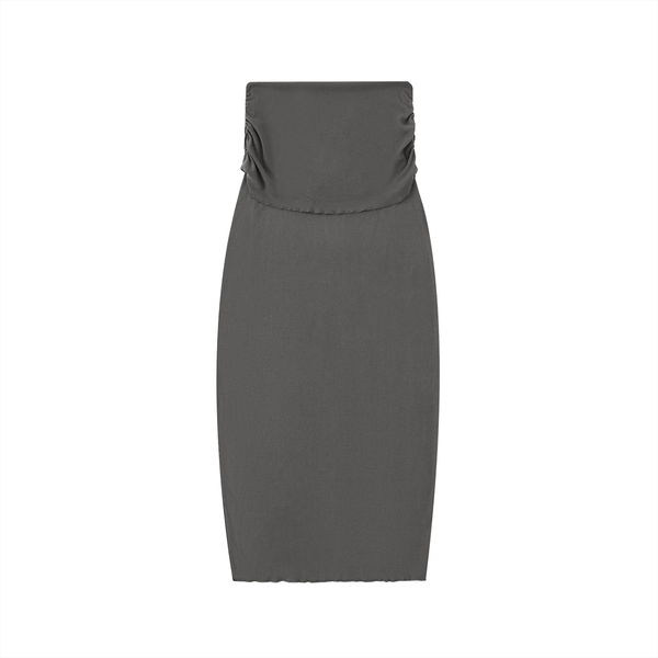 Waran Women’s Dyed Washed Straight Hip-Hugging Slim Maxi Skirt